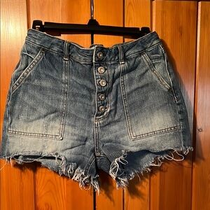 We the Free Denim Button-Up Women's Shorts